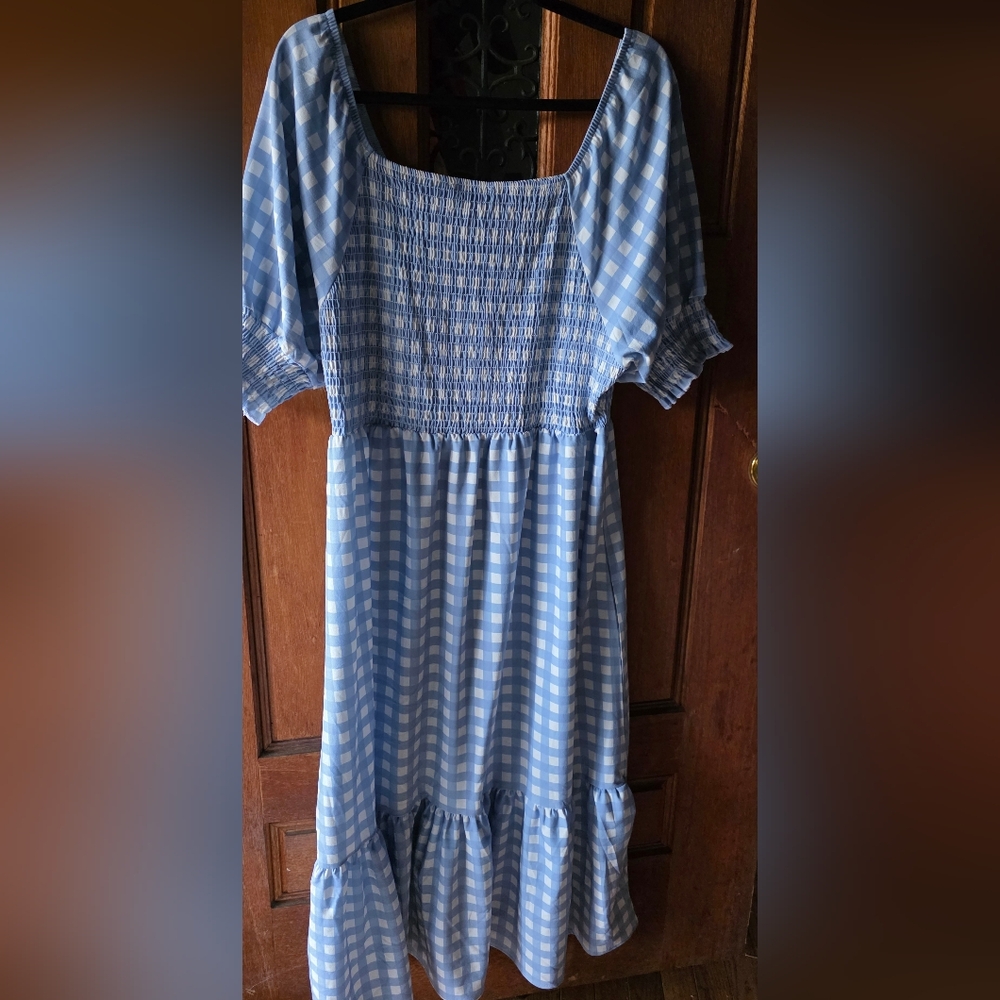 Michelle McDowell Checkered Dress XL